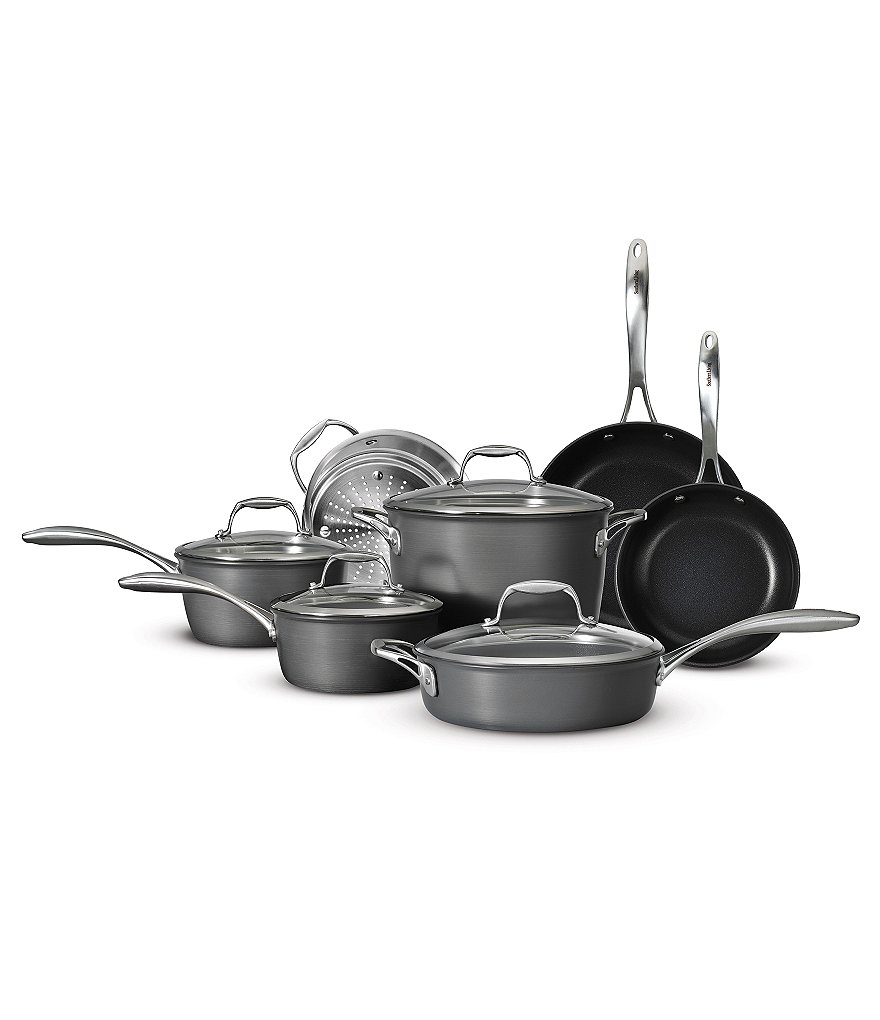 Southern Living 11-Piece Hard-Anodized Aluminum Nonstick Cookware Set