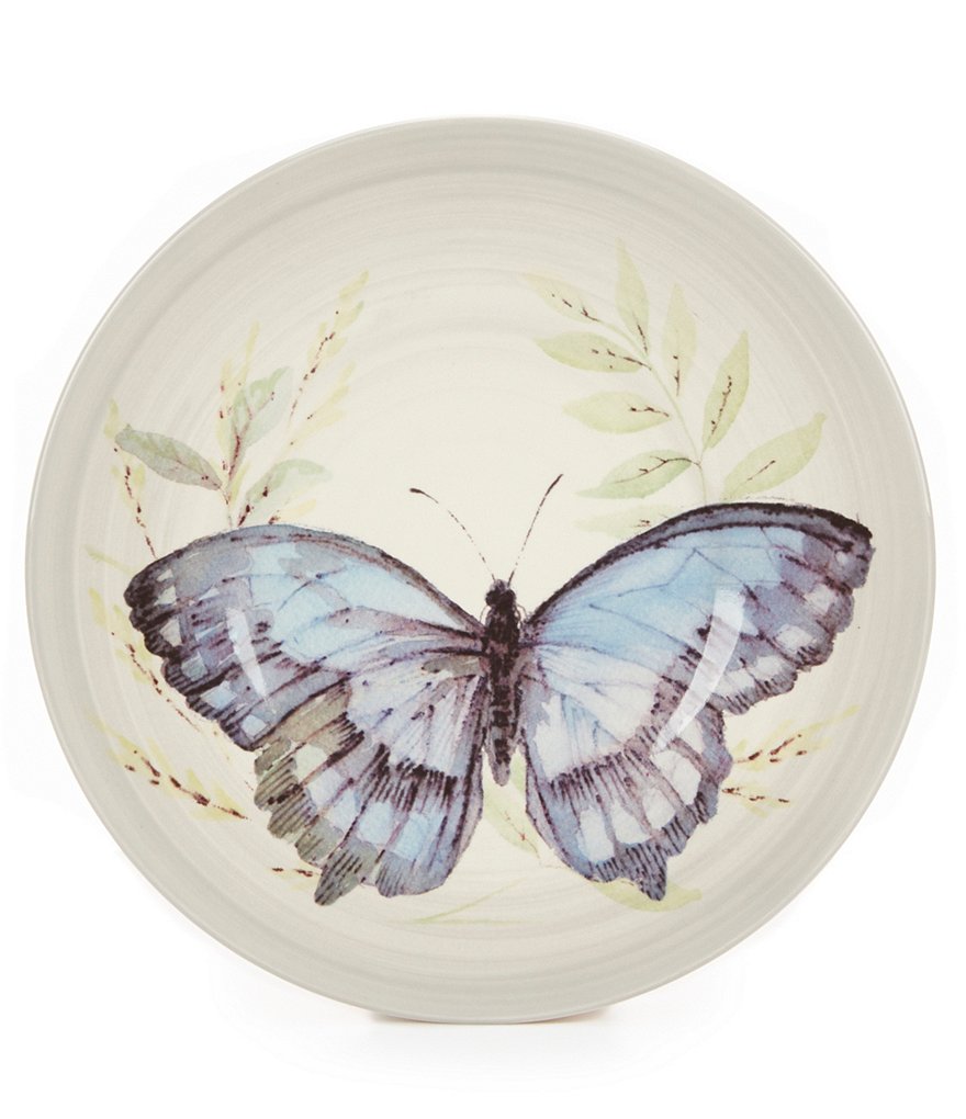 Southern Living Butterfly Earthenware Accent Salad Plate