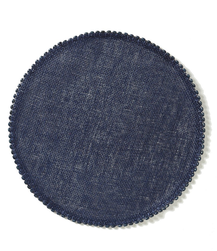 Southern Living Lindo Beaded Round Placemat