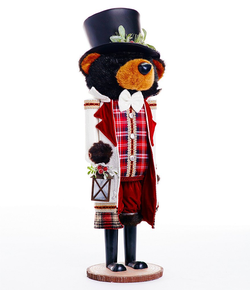 Southern Living Nostalgic Noel Collection Bear Nutcracker Figurine