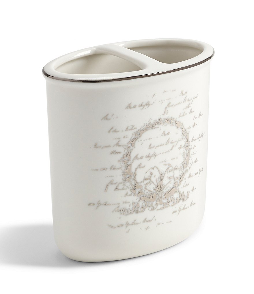 Southern Living Scroll Toothbrush Holder