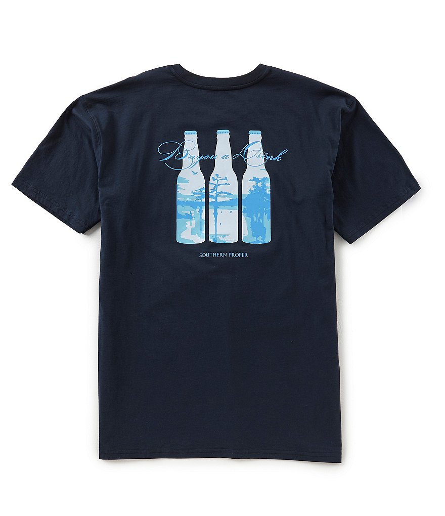 Southern Proper Men's Bayou Drink Short-Sleeve Pocket T-Shirt