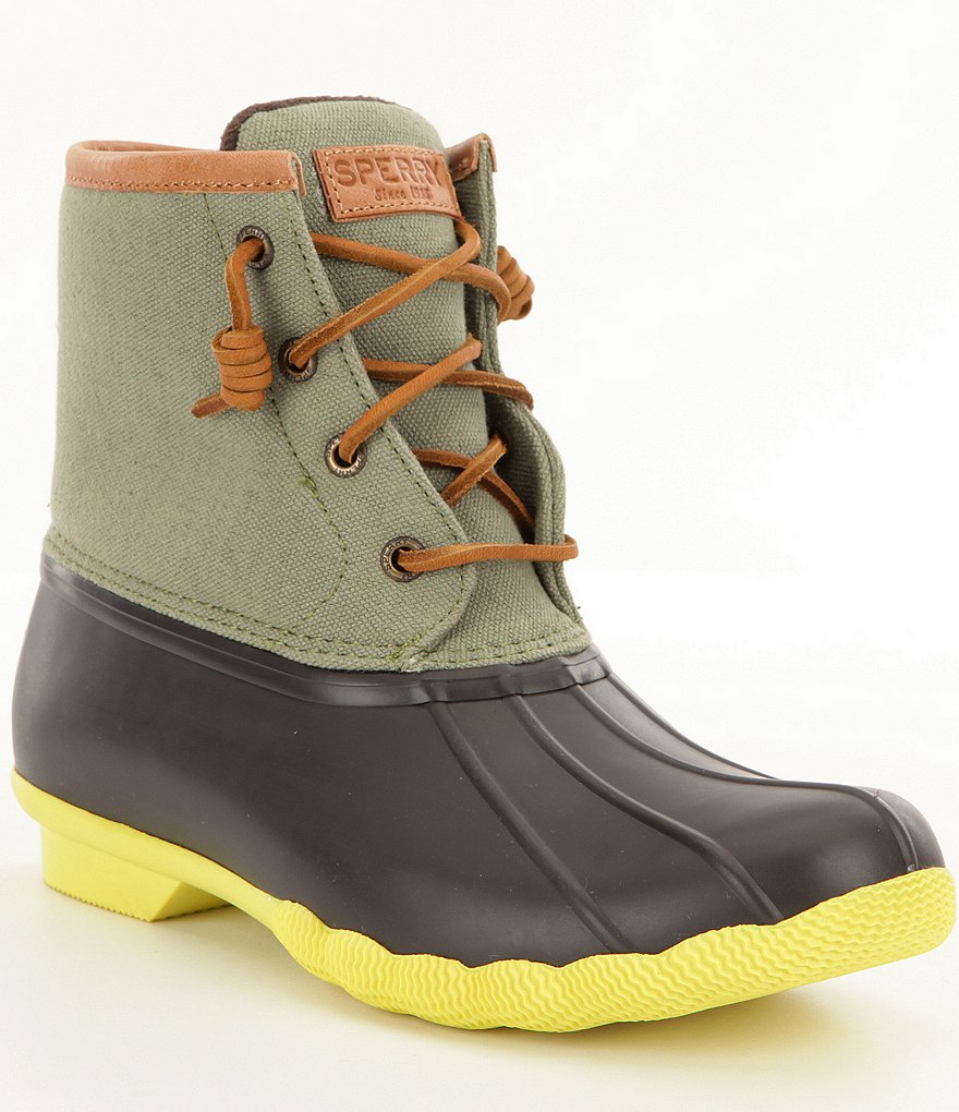 Sperry Saltwater Pop-Outsole Waterproof Cold-Weather Duck Boots