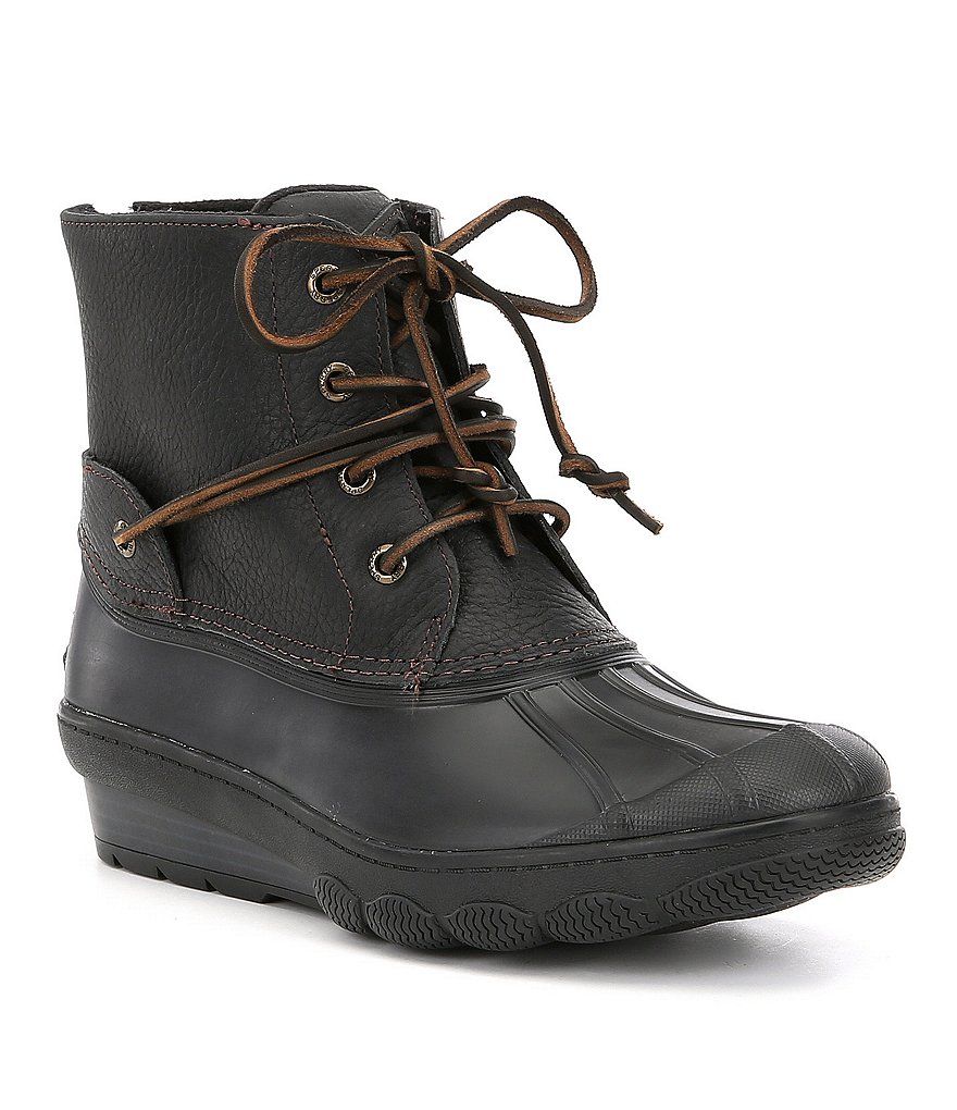 Sperry Women's Saltwater Wedge Tide Cold Weather Duck Boots