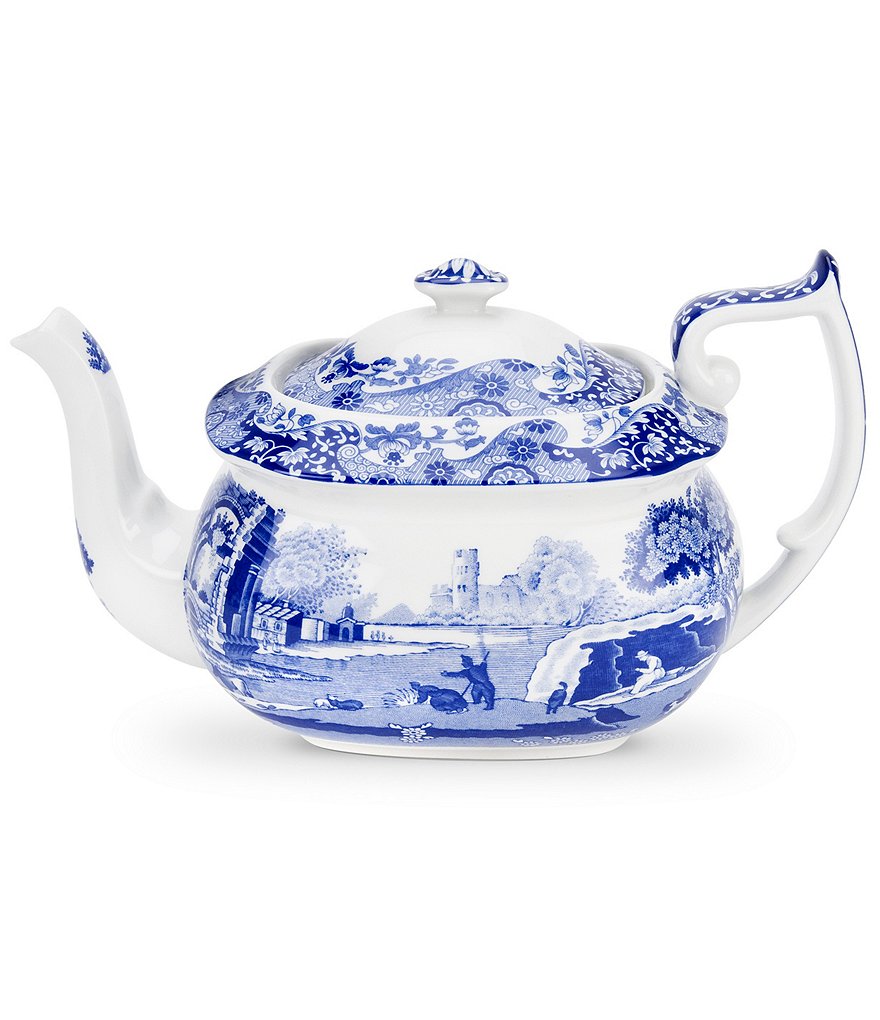 Spode Blue Italian Teapot