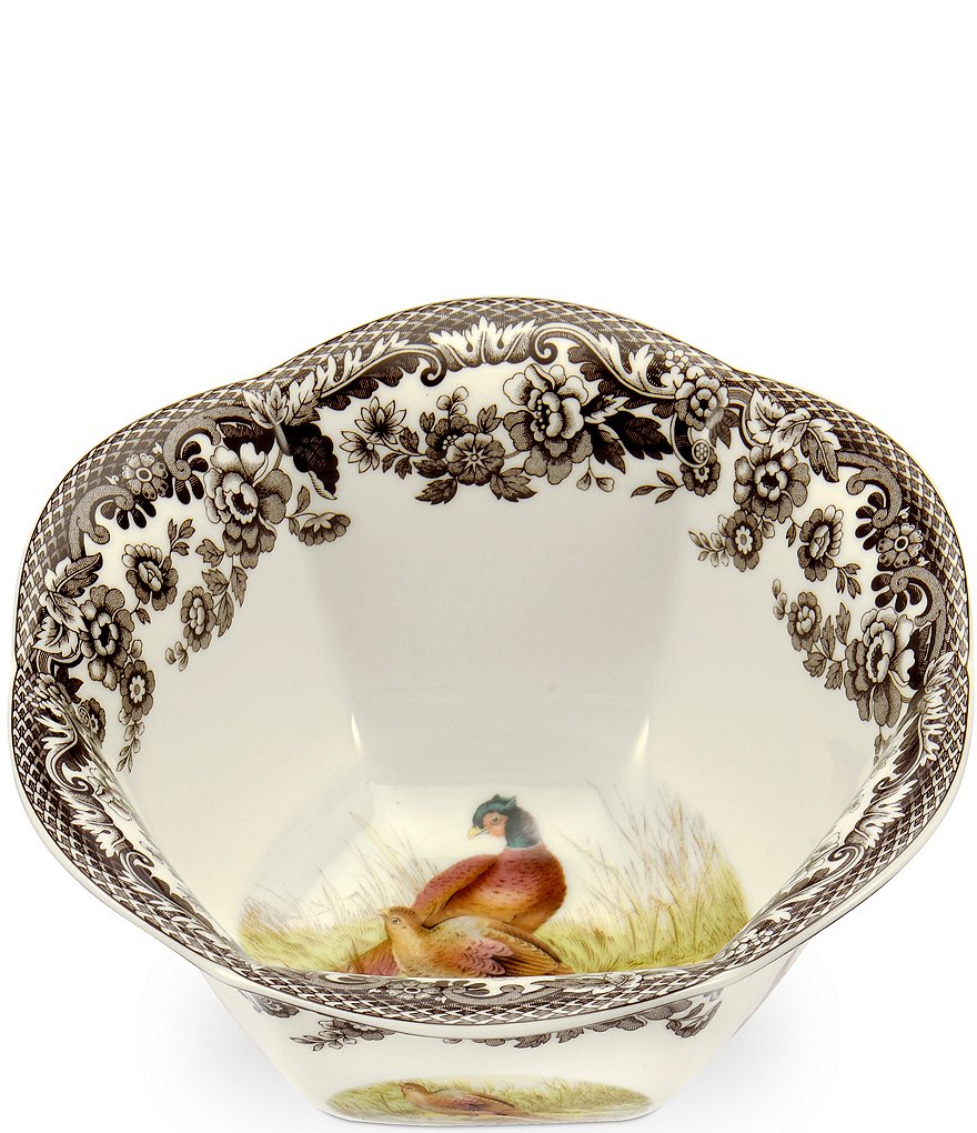 Spode Festive Fall Collection Woodland Pheasant Nut Bowl