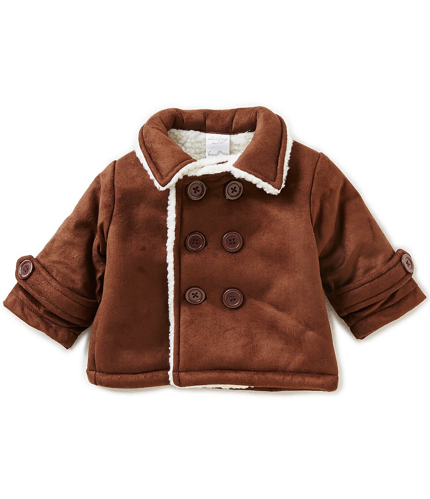 Starting Out Baby Boys 3-24 Months Faux-Suede Coat