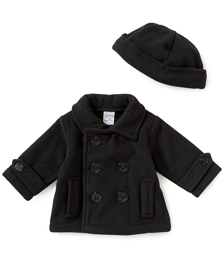 Starting Out Baby Boys 3-24 Months Peacoat and Matching Hat