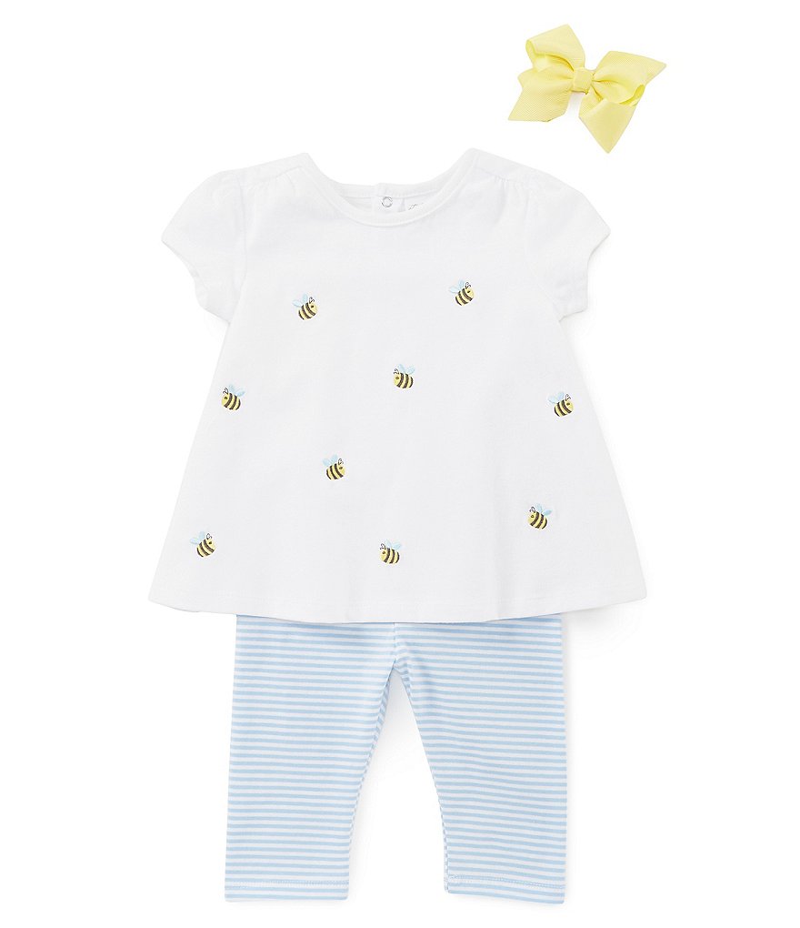 Starting Out Baby Girls 3-24 Months Bee Top & Leggings Set