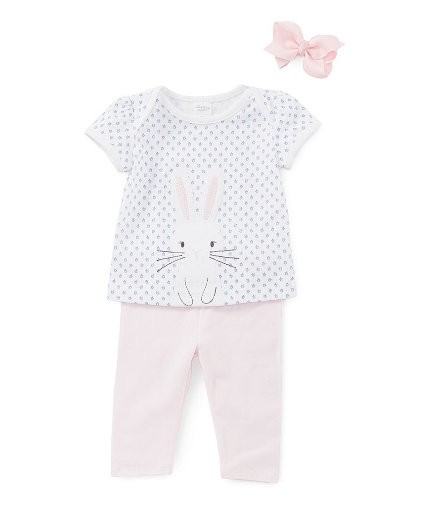 Starting Out Baby Girls 3-24 Months Bunny Top & Leggings Set