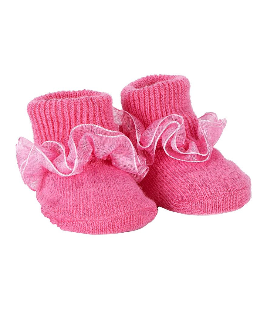 Starting Out Infant Ruffled Booties