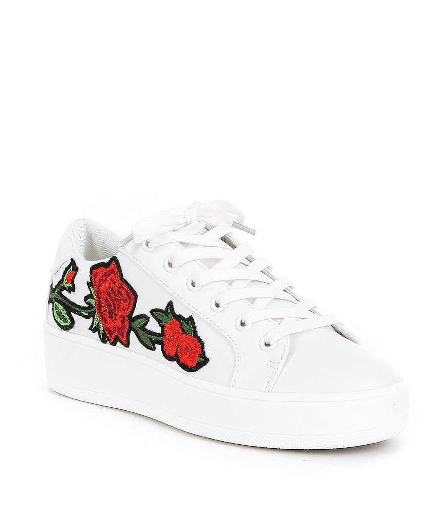Steve Madden Bertie-p Embroidered Embellishment Sneakers