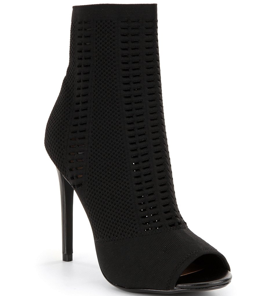 Steve Madden Candid Knit Peep Toe Booties