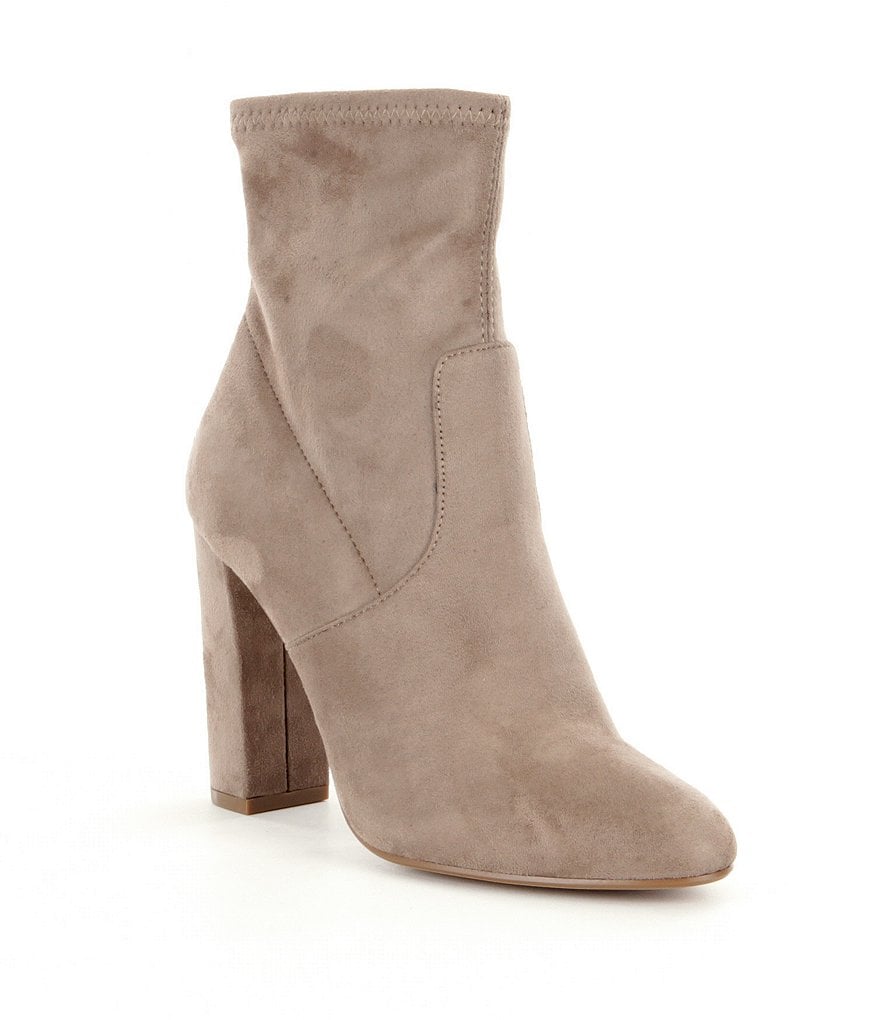 Steve Madden Edit Side Zip Block Heel Booties