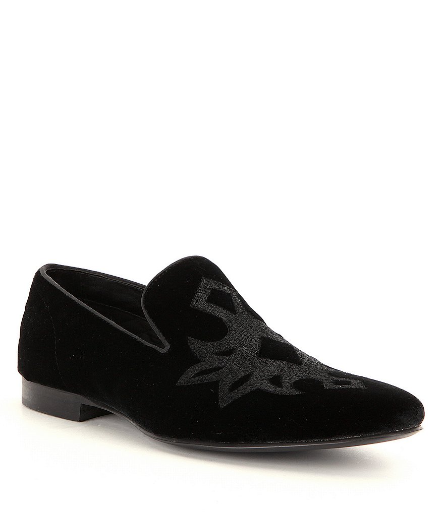Steve Madden Men´s Lorax Velvet Detailed Slip-On Slippers