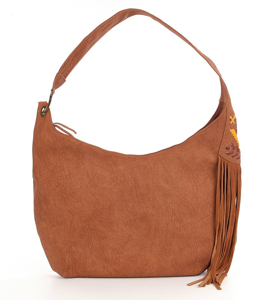 Steven by Steve Madden Flynn Fringed Hobo Bag