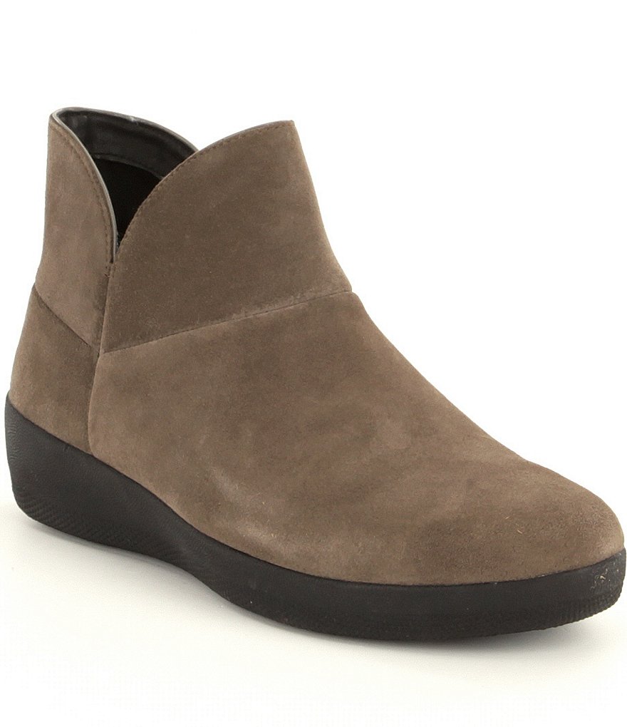 FitFlop Super Mod Suede Ankle Bootie
