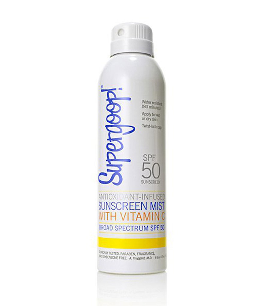 Supergoop! Antioxidant Sunscreen Mist with Vitamin C SPF 50