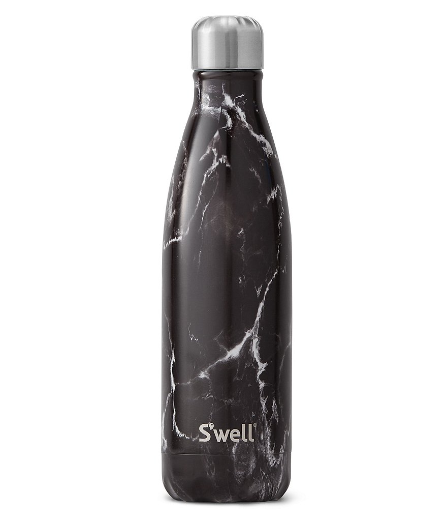 S'well Elements Collection Black Marble Stainless Steel Insulated Bottle