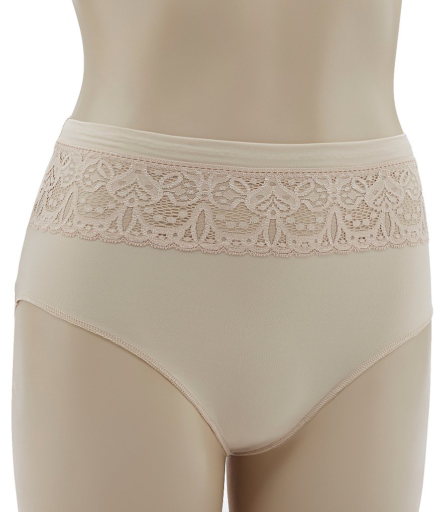 TC Fine Edge Micro & Lace Brief Panty