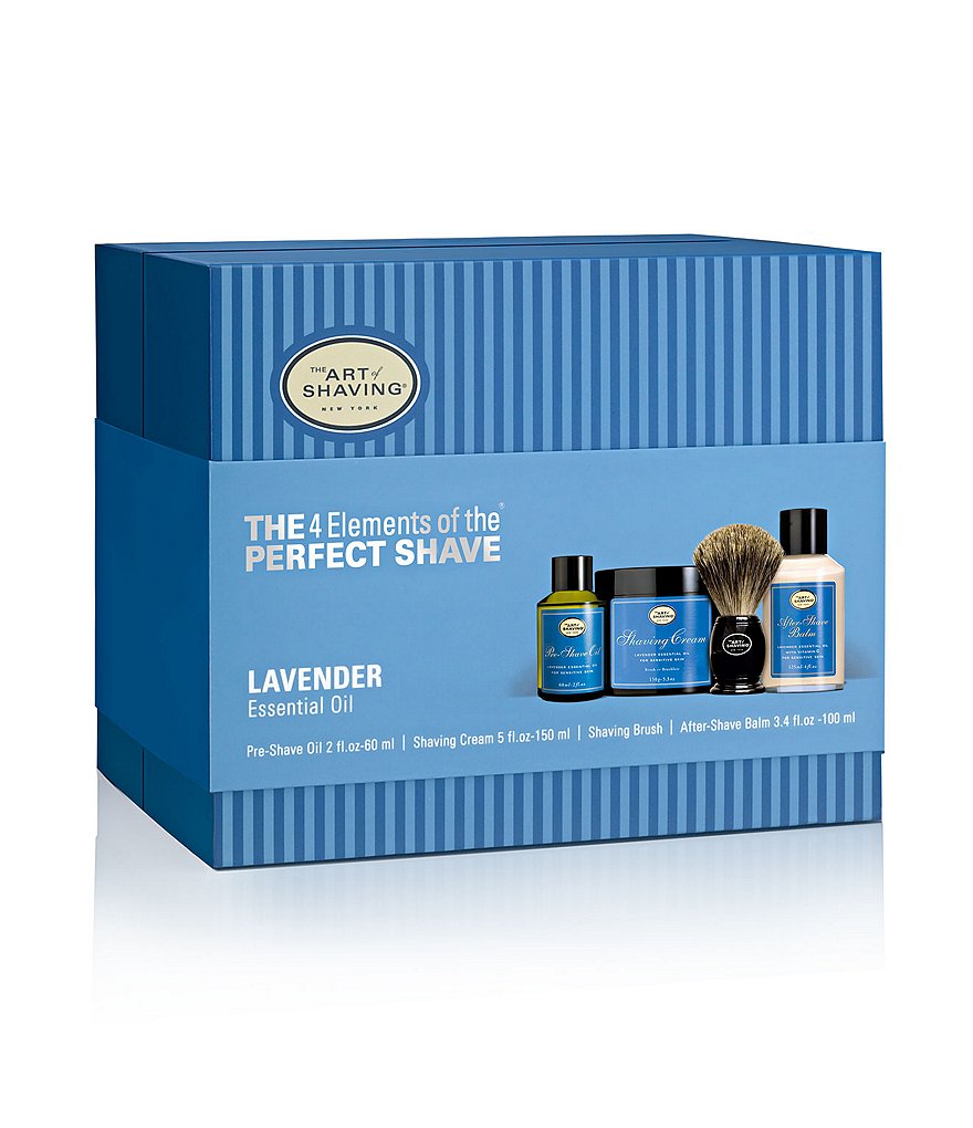 The Art of Shaving The 4 Elements of a Perfect Shave Lavender Kit