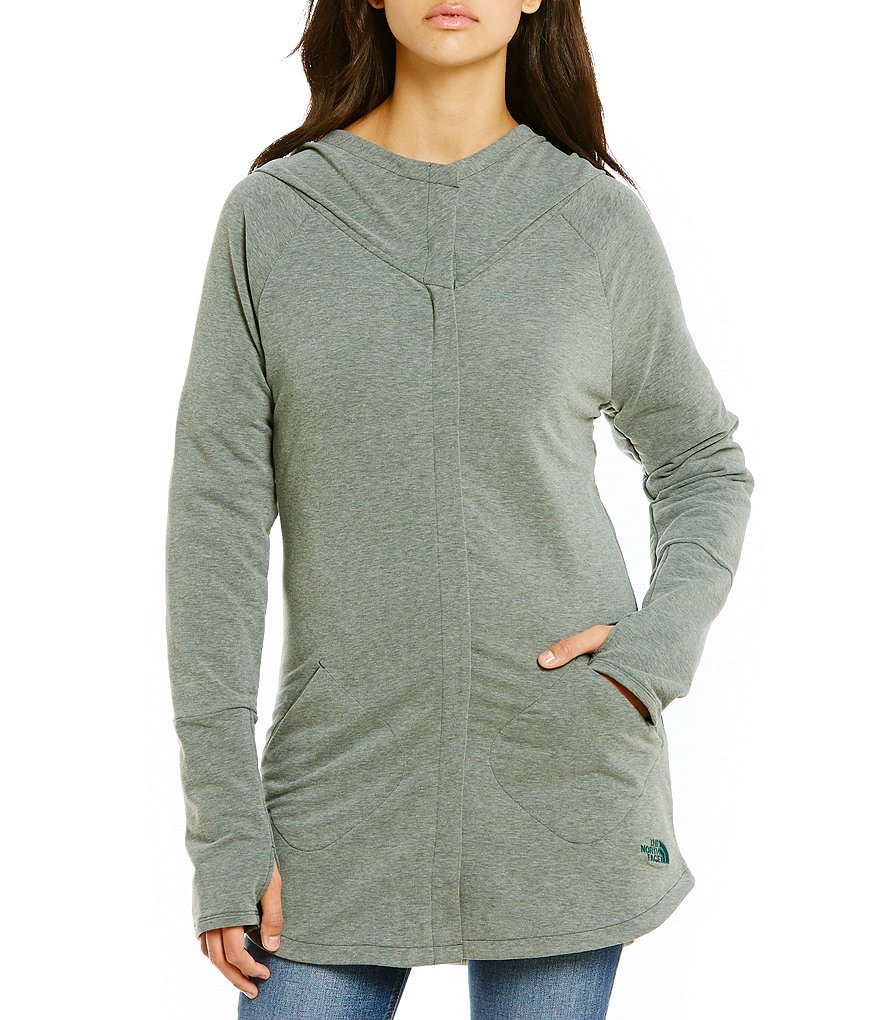 The North Face Hooded Mock Neck Wrap-Ture Full Zip Solid Jacket