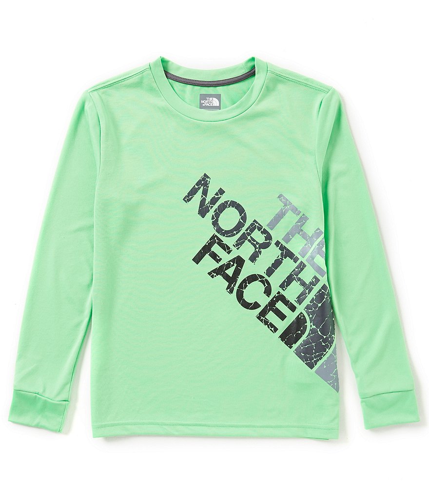 The North Face Little/Big Boys 5-20 Reaxion Crackle Logo Long-Sleeve Tee
