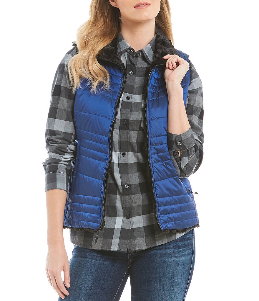 The North Face Mossbud Swirl Reversible Vest