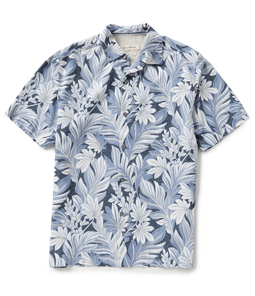 Tommy Bahama Big & Tall Short-Sleeve Garden Of Hope & Courage Woven Shirt