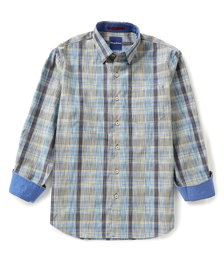 Tommy Bahama Long-Sleeve Robert Janiero Plaid Woven Shirt