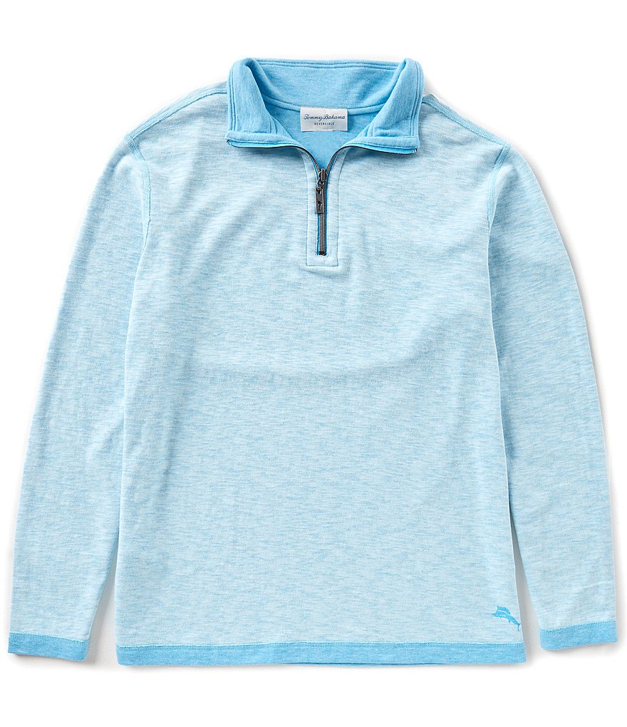 Tommy Bahama Sea Glass Reversible Half-Zip Pullover