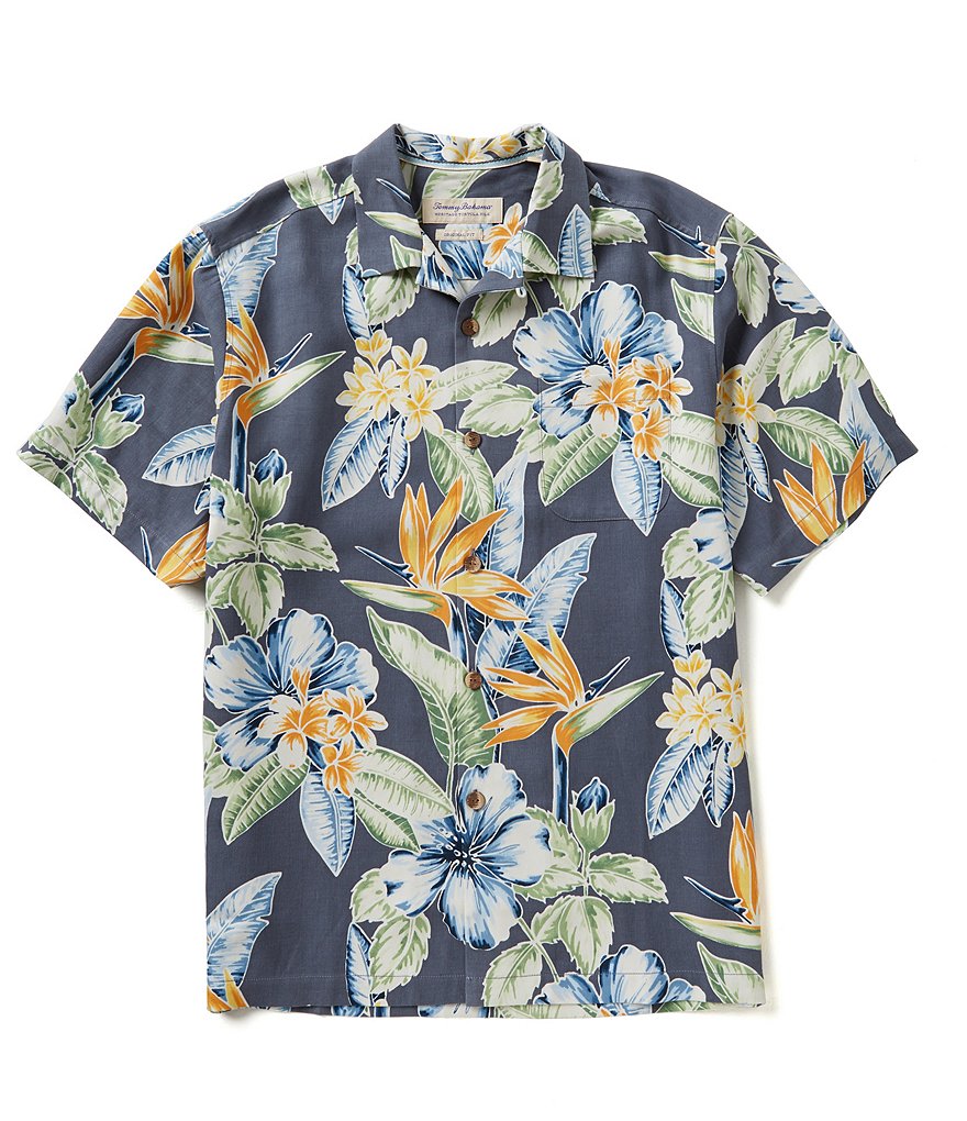 Tommy Bahama Short-Sleeve Big Island Blooms Woven Shirt