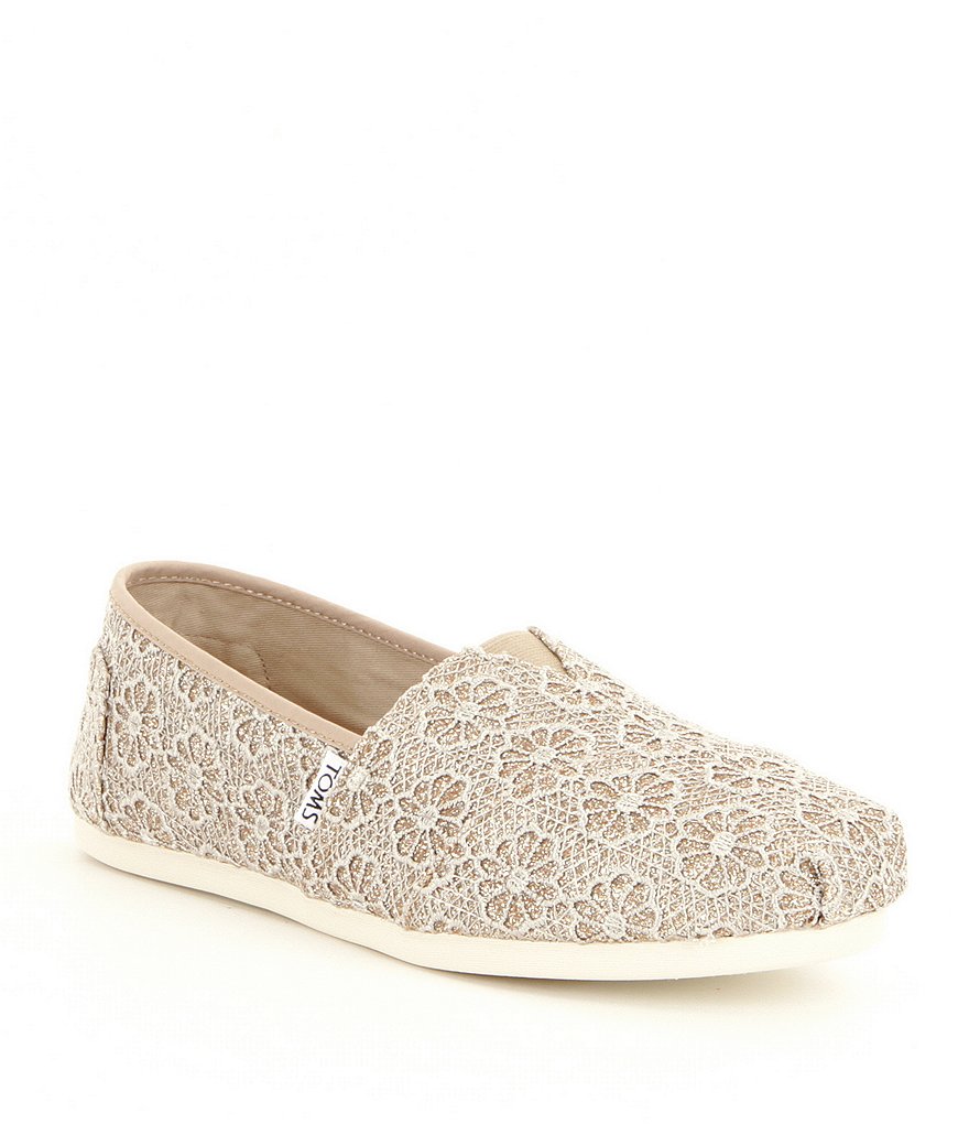 TOMS Seasonal Alpargata Crochet Shoes