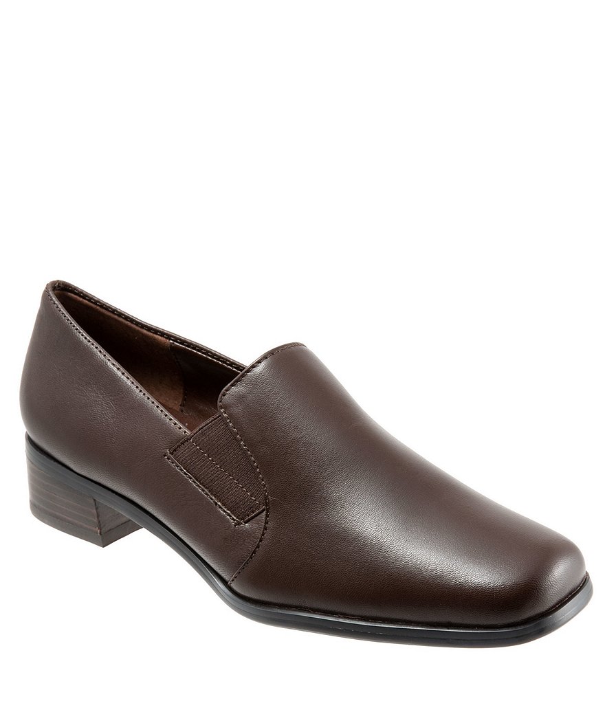 Trotters Ash Slip-On Block Heel Loafers