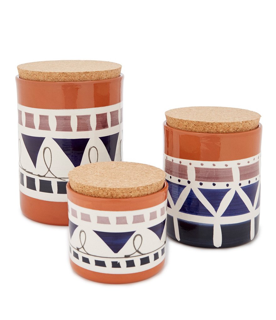 Tru Chef Terracotta Canister with Cork Lid