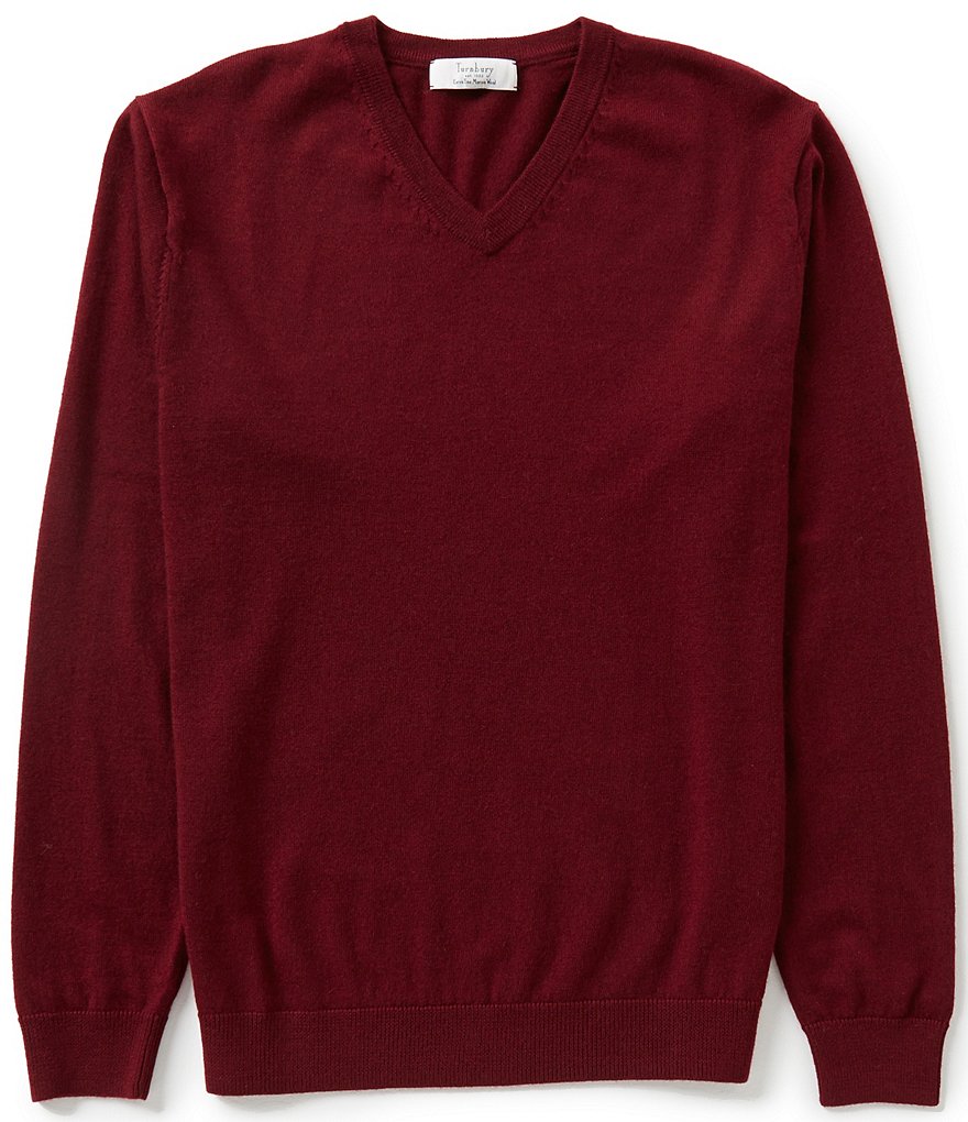 Turnbury V-Neck Merino Wool Sweater