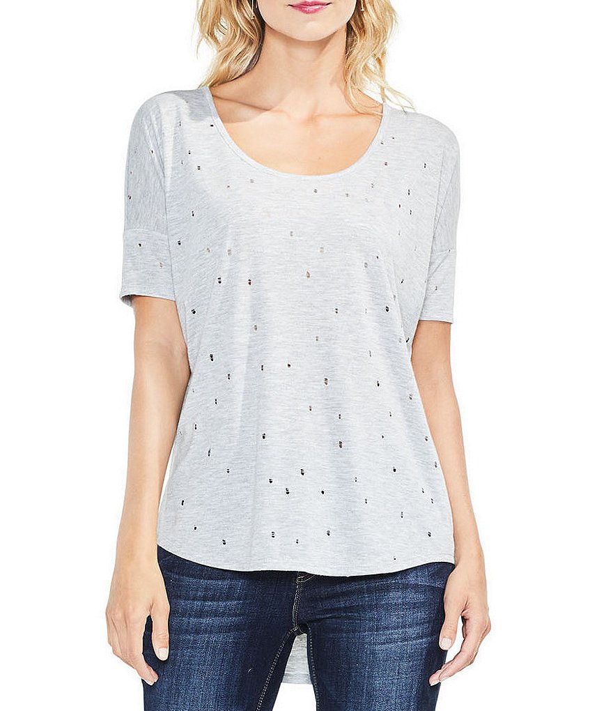 Two By Vince Camuto Distressed Tee