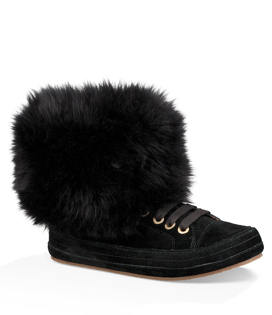 UGG® Antoine Lamb Fur Sneakers