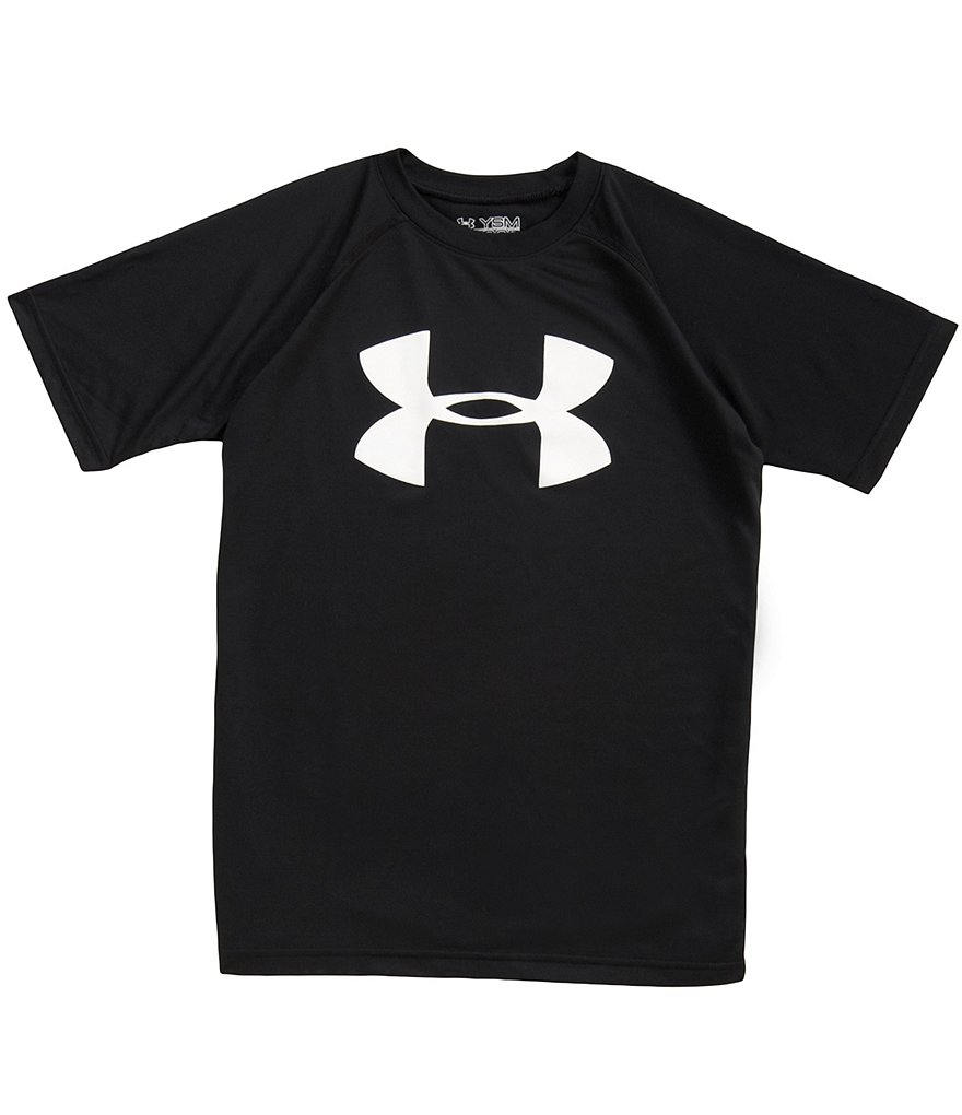 Under Armour Big Boys 8-20 Big Logo Tech Tee