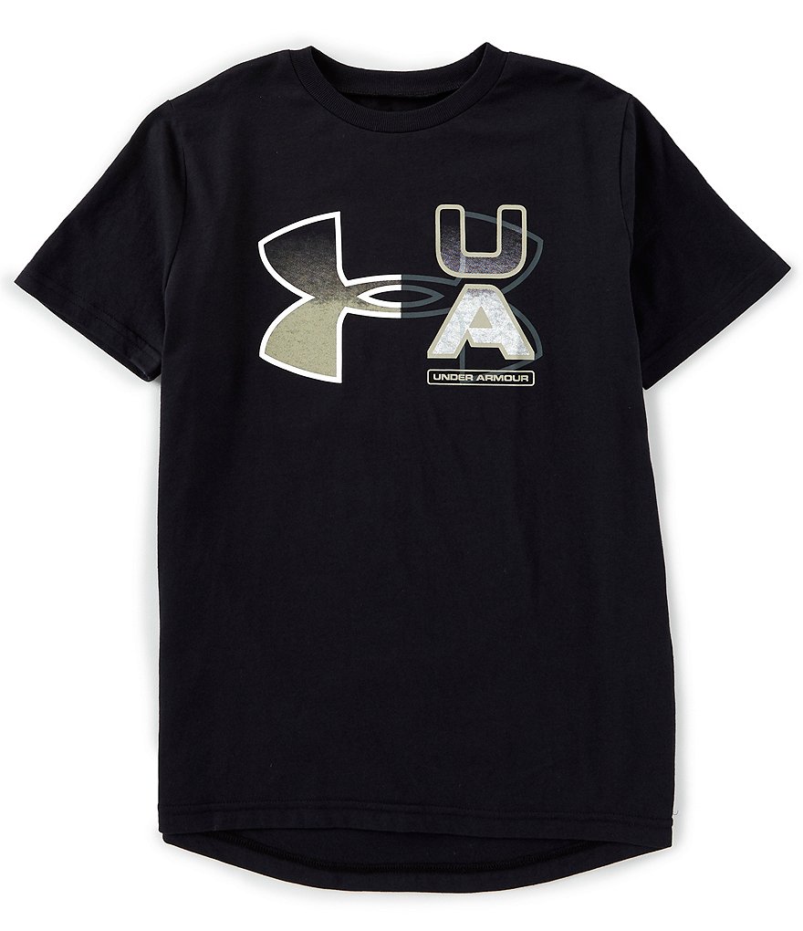 Under Armour Big Boys 8-20 Rival Dip Dye UA Short Sleeve Tee