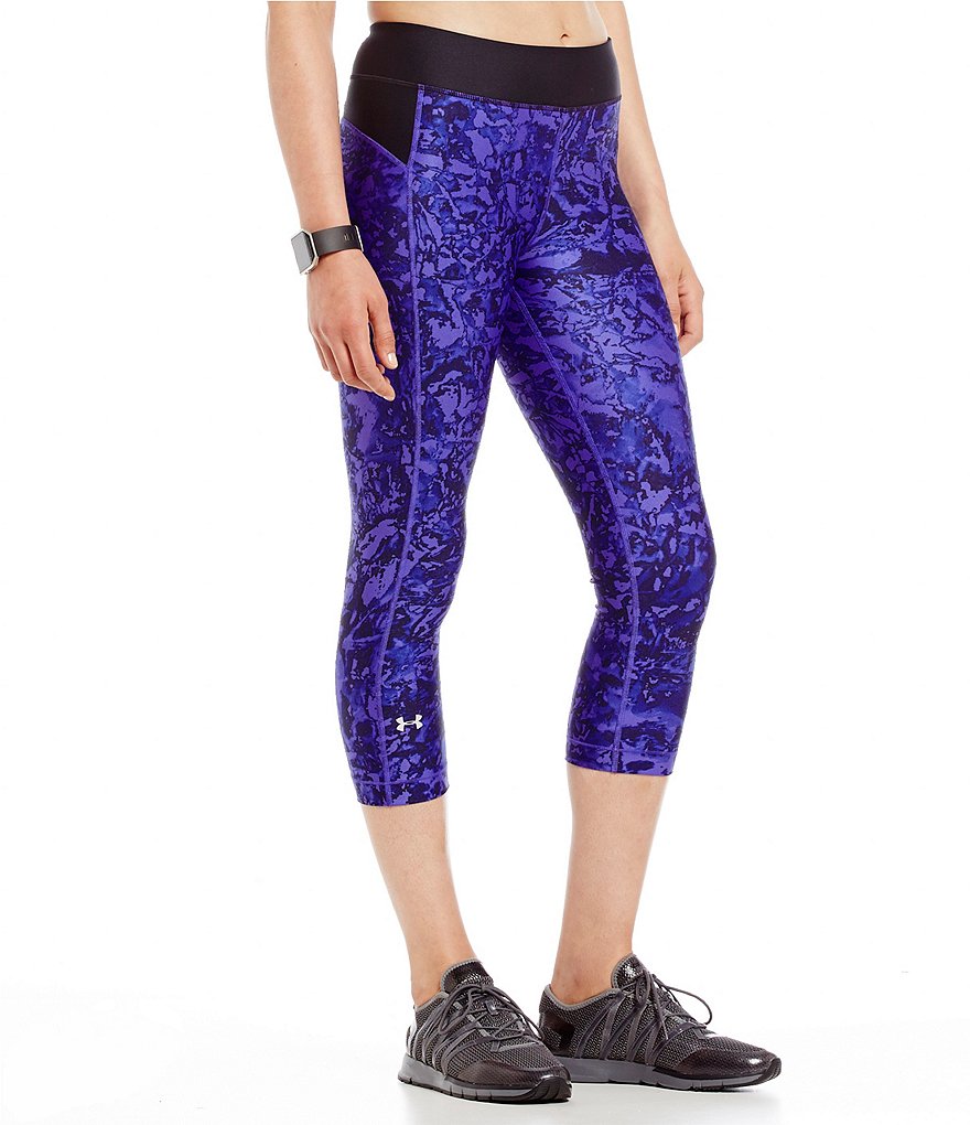 Under Armour UA Heatgear Armour Print Capri