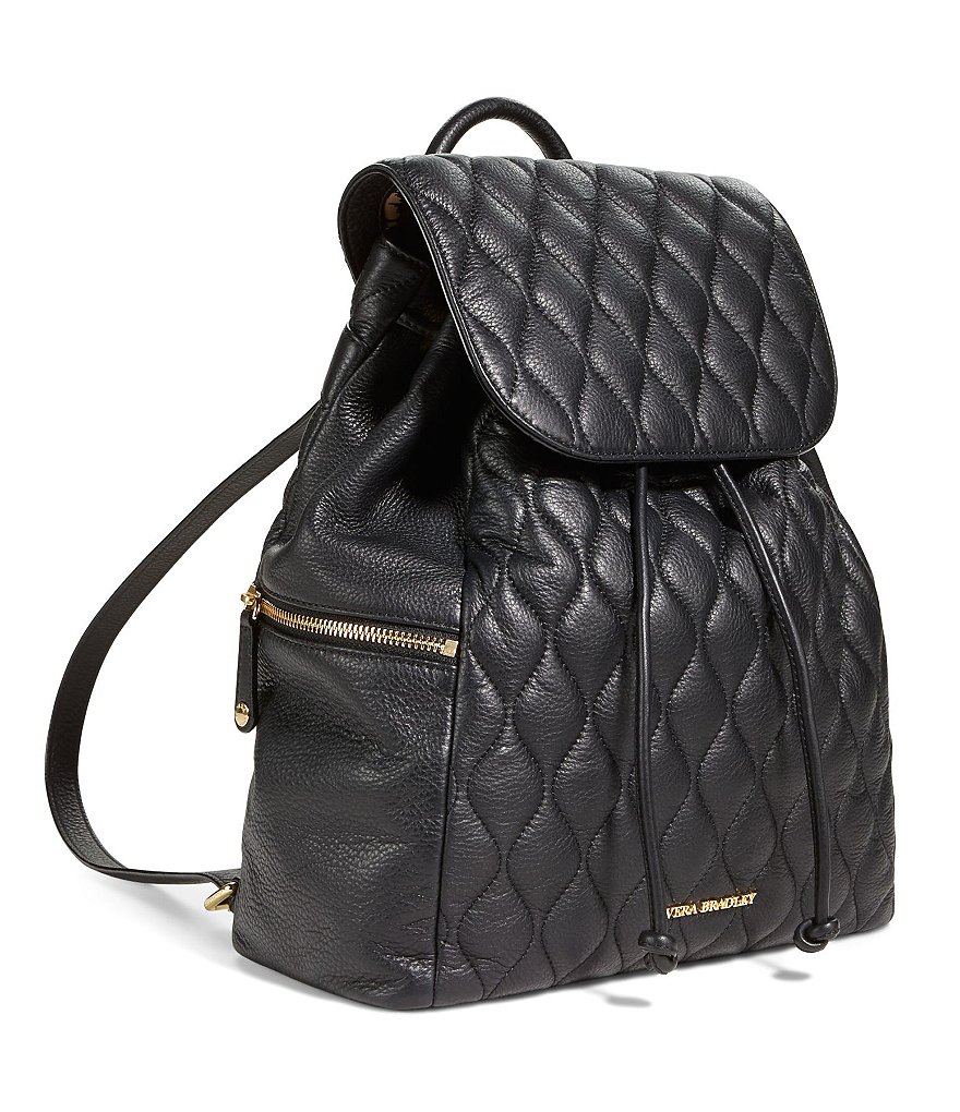 Vera Bradley Amy Quilted Leather Backpack
