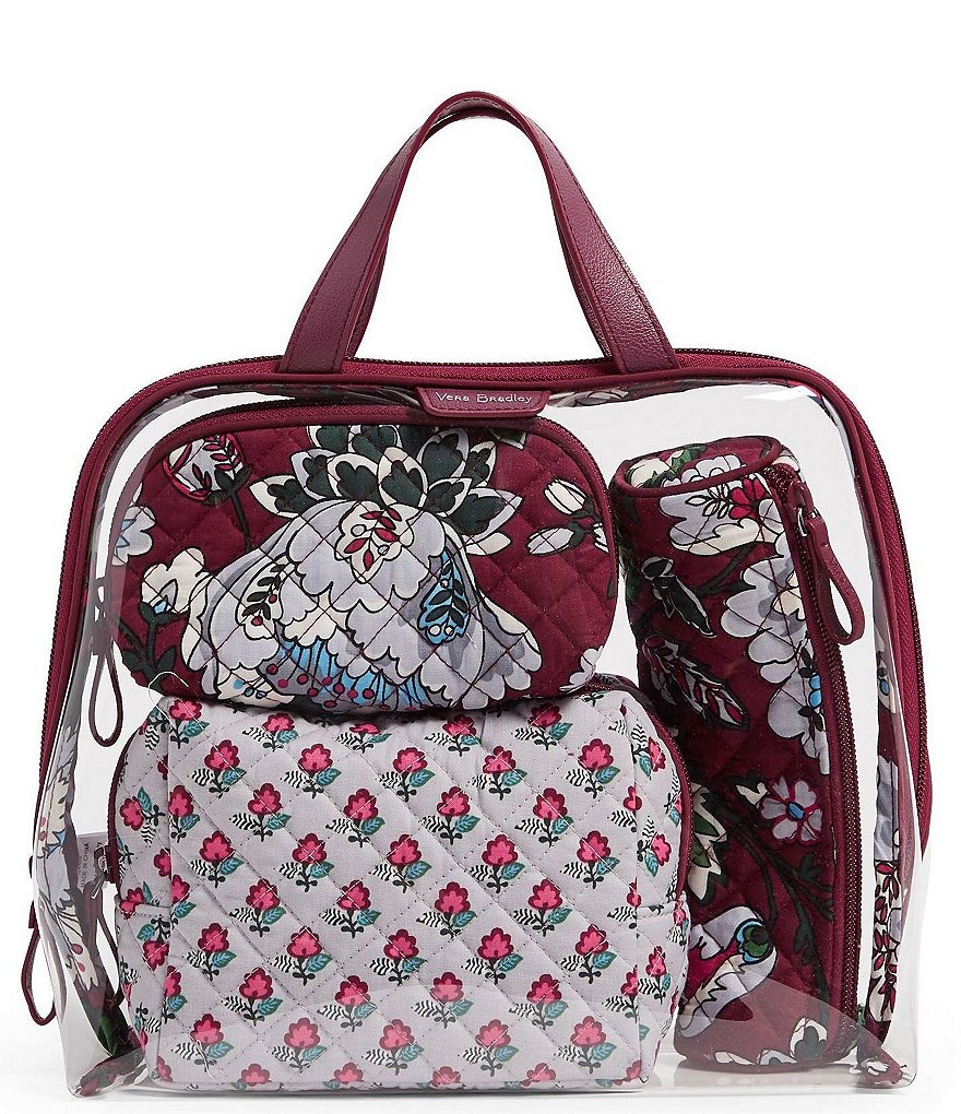 Vera Bradley Iconic 4-Piece Cosmetic Set