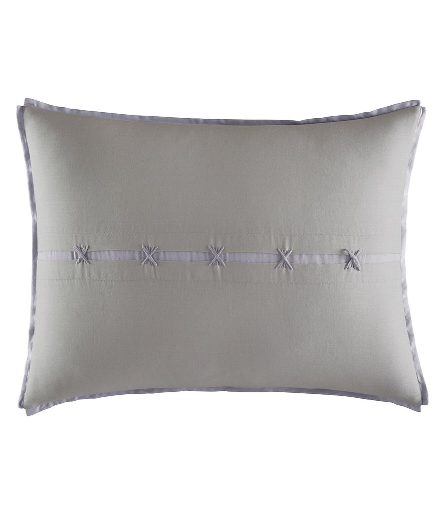 Vera Wang Transparent Leaves Center Slot Pillow