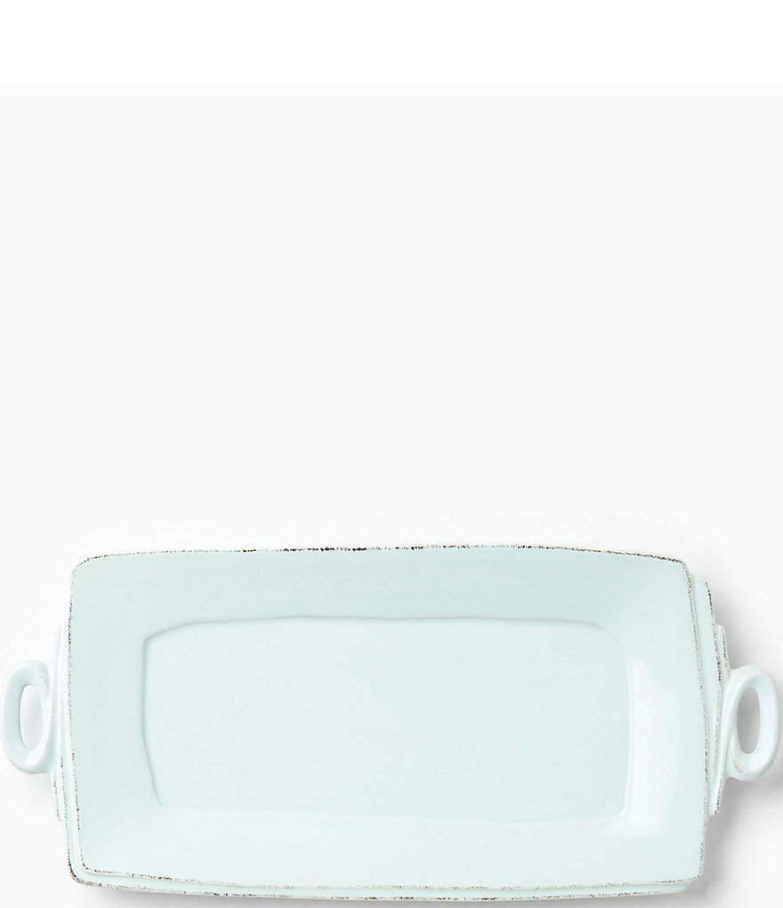 Vietri Lastra Handled Rectangular Platter