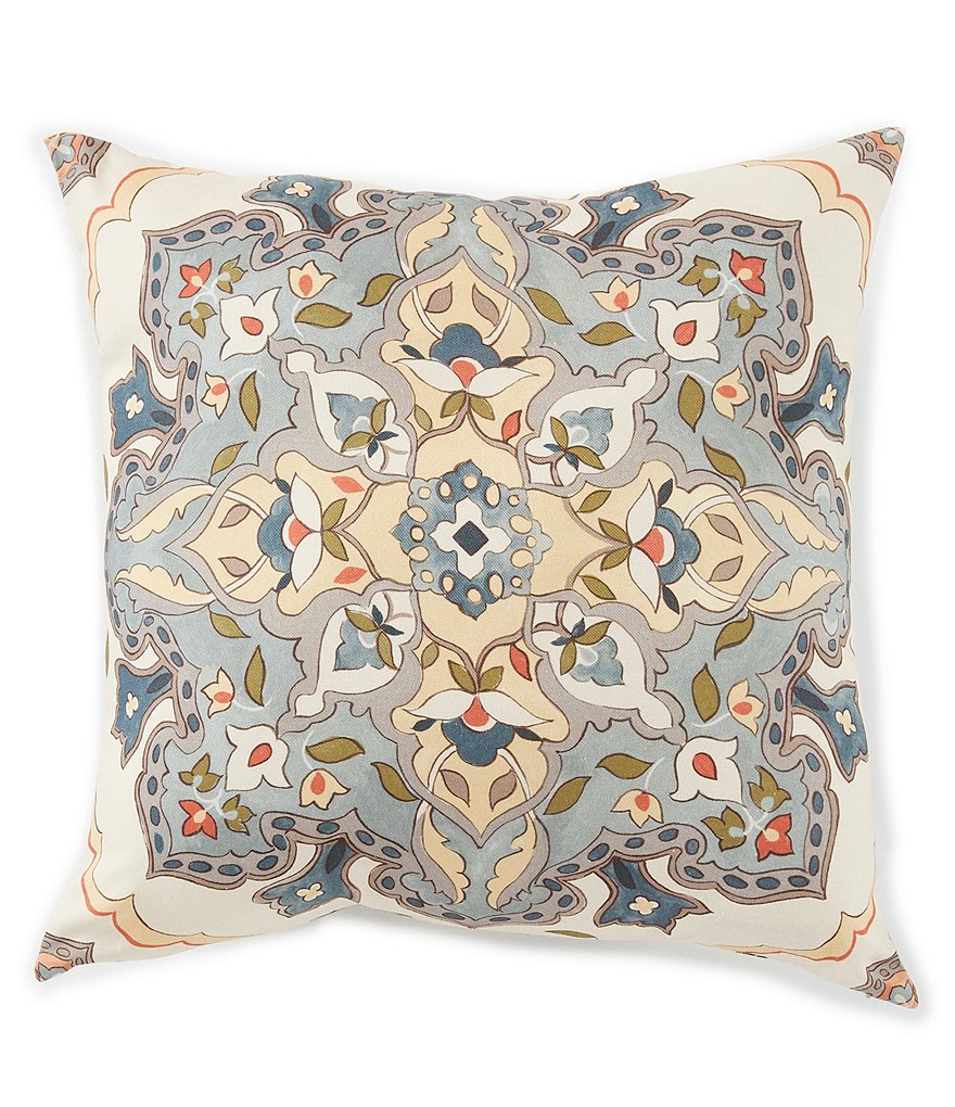 Villa by Noble Excellence Talia Medallion Square Pillow