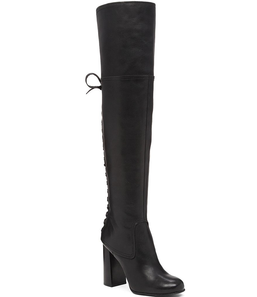 Vince Camuto Tolla Lace Up Over The Knee Boots