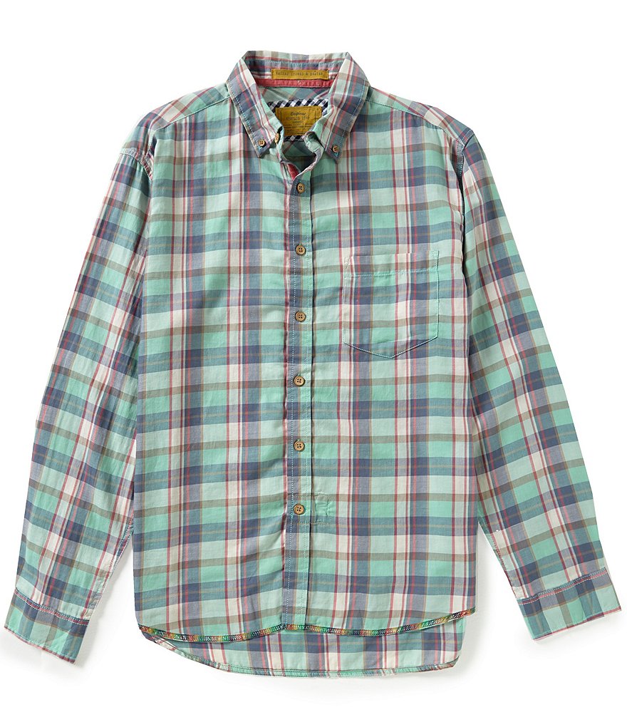 Vintage 1946 Yarn-Dyed Southern Plaid Shirt