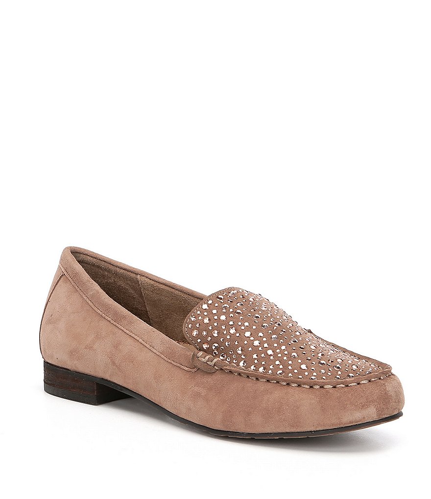 Volatile Comfee Bling Suede Rhinestone Loafers