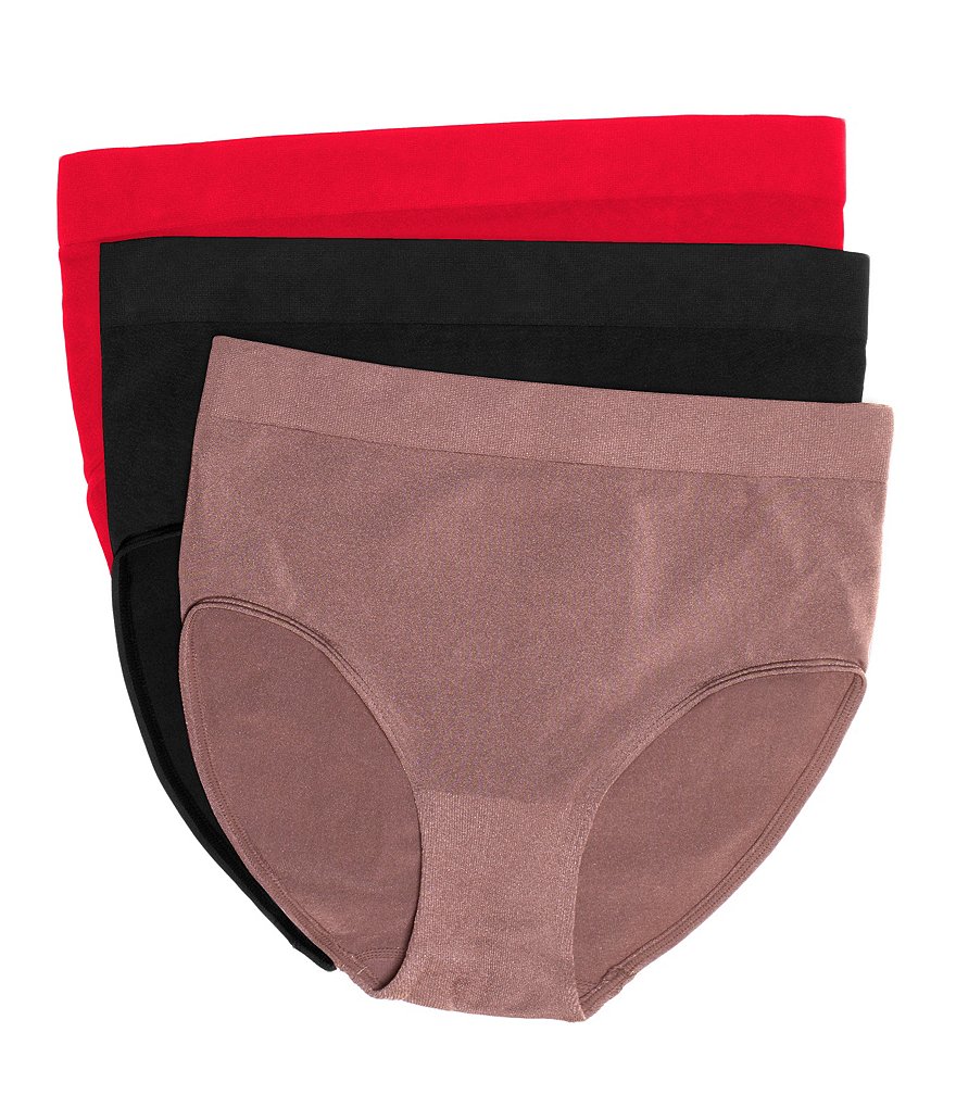 Wacoal B-Smooth Seamless Hi-Cut Brief Panty 3-Pack